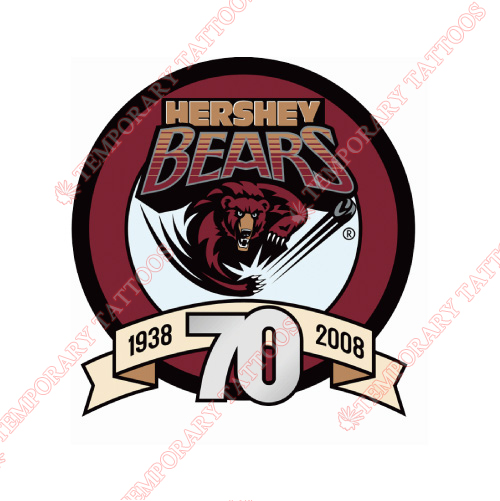 Hershey Bears Customize Temporary Tattoos Stickers NO.9050